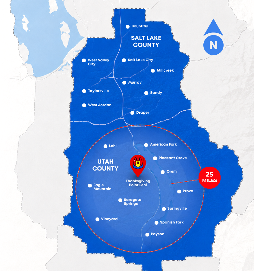 Map Service Area